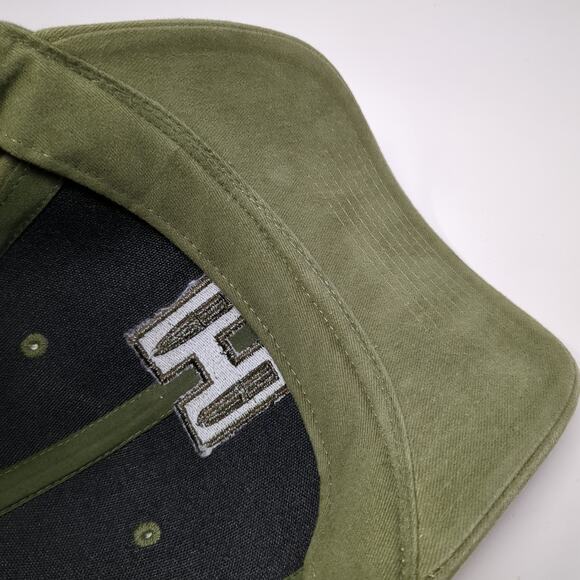 Hornady Strapback Baseball Cap Green One Size Adjustable Embroidered 6 Panel - Picture 8 of 8